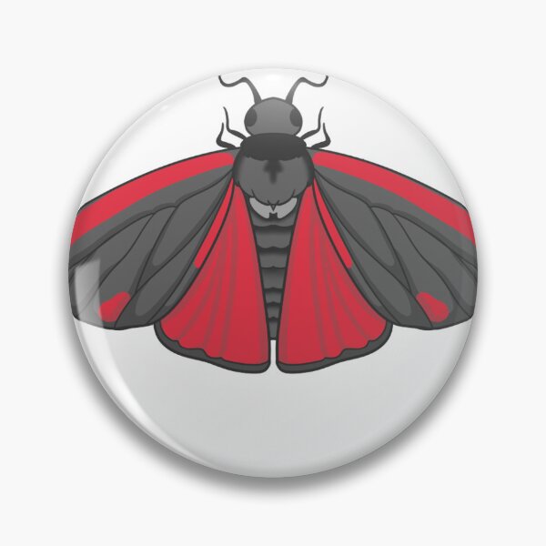 Item preview, Cinnabar moth  designed and sold by AnxiousAndTired.