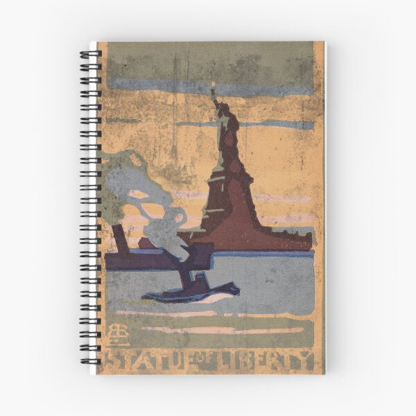 Item preview, Statue of Liberty Postcard Grunge designed and sold by KTSubz Faith & Fun Designs.