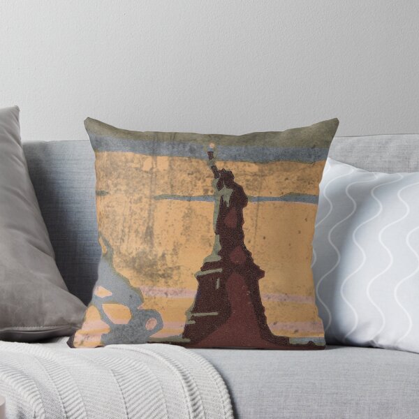 Item preview, Statue of Liberty Postcard Grunge designed and sold by KTSubz Faith & Fun Designs.