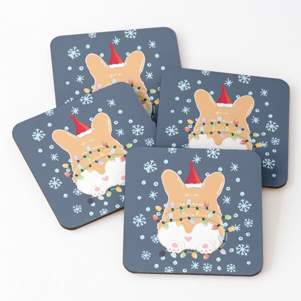 Item preview, Cute Christmas Corgi Butt - Red 2 designed and sold by Lulupainting.