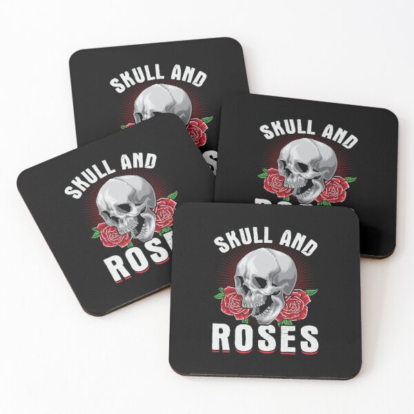 Item preview, Skull and roses designed and sold by FanityPrints.