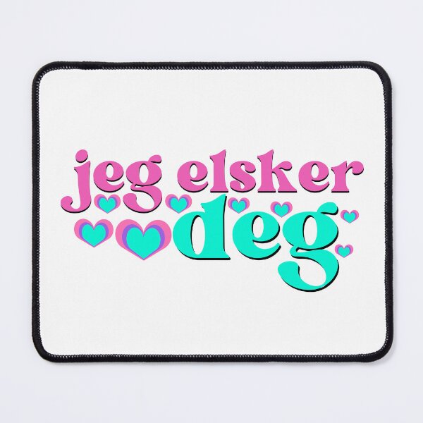 Item preview, I love you in Norwegian saying designed and sold by Emotionville.