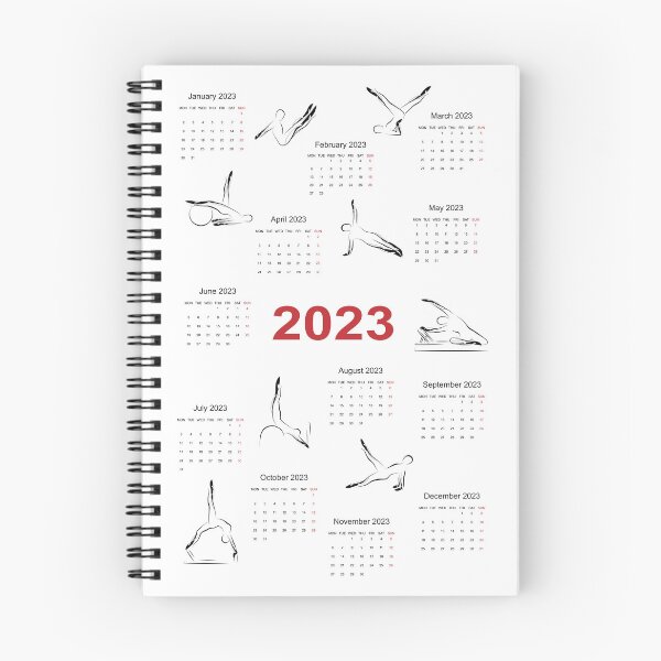 Item preview, Pilates calendar 2023  designed and sold by sashica.