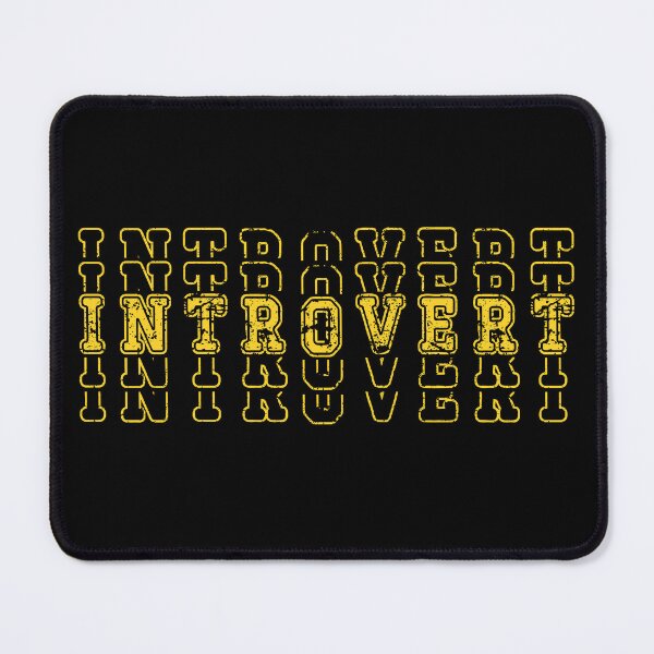 Item preview, Introvert Yellow designed and sold by RockBeeDesigns.