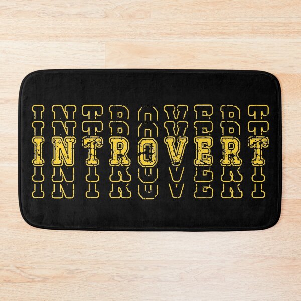 Item preview, Introvert Yellow designed and sold by RockBeeDesigns.