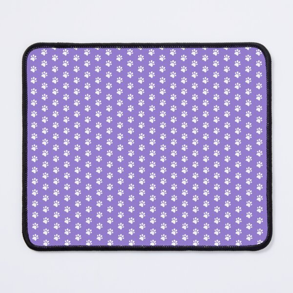 Item preview, Cat Paw Print in White and Purple (Lilac) designed and sold by Vincent White.