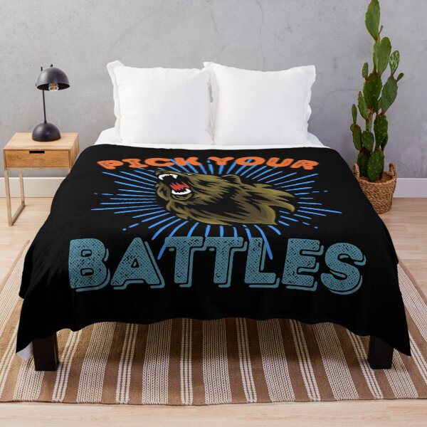 Item preview, Pick Your Battles | Angry Bear designed and sold by BopleDesigns.