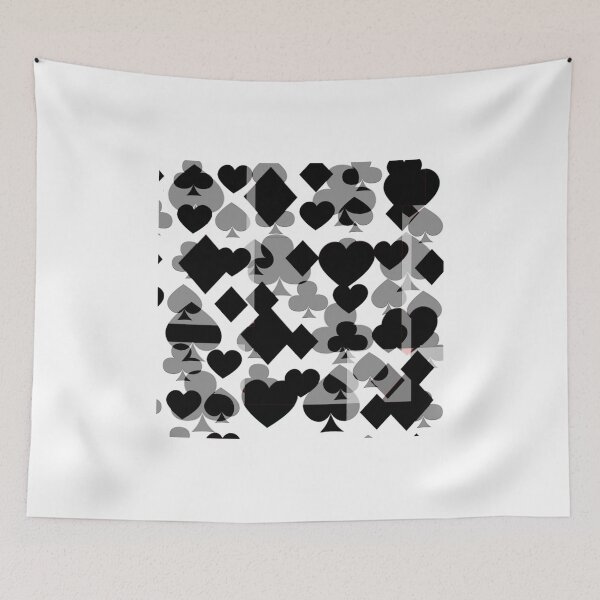 Item preview, BLACK  WHITE CASINO SUITES ABSTRACTED ART99png designed and sold by IvyStoltenberg.