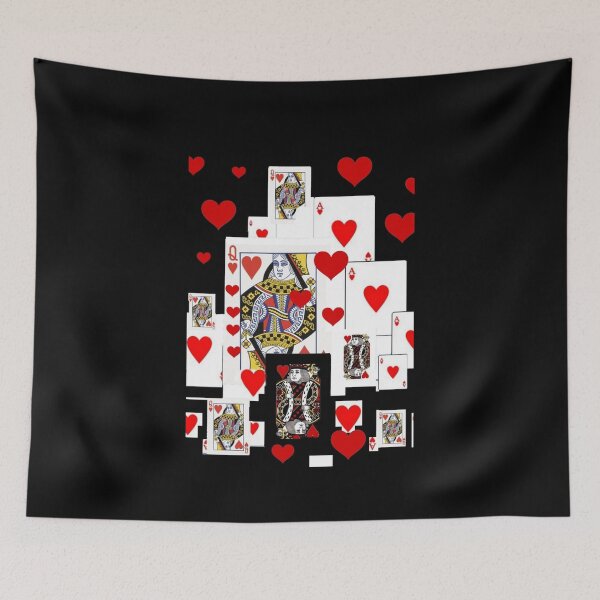 Item preview, BLACK COLOR ROYAL COURT CASINO RED HEARTS CARDS48png designed and sold by IvyStoltenberg.