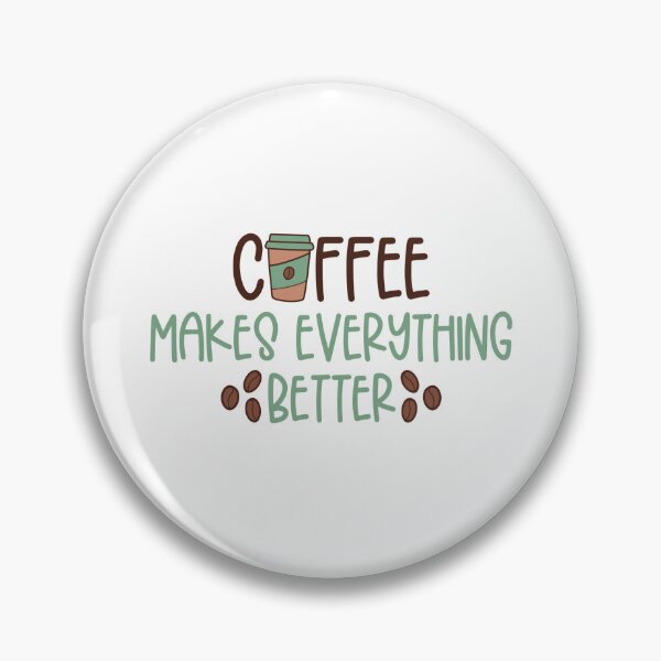 Item preview, Coffee Makes Everything Better Colorful Boho Block Letter Quote designed and sold by redbubbleart18.