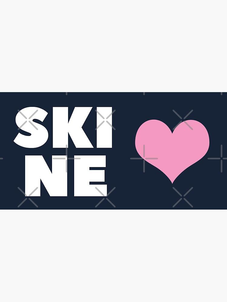 "ski the east" Sticker for Sale by BexKelly Redbubble