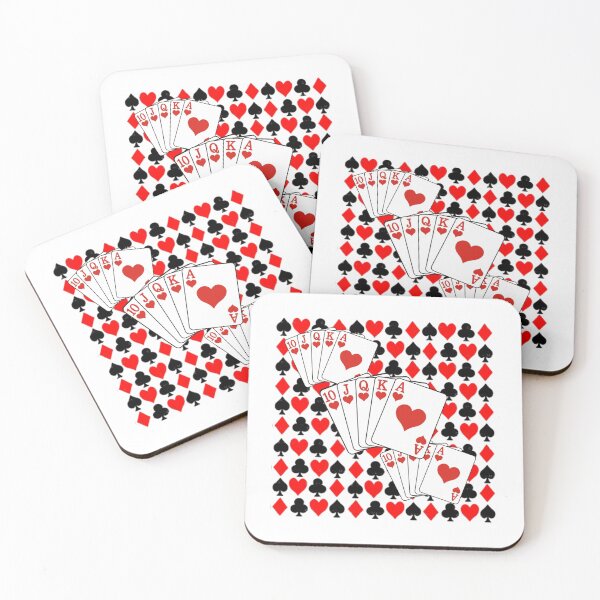 Item preview, CASINO NIGHTS RED HEARTS FLUSH25png designed and sold by IvyStoltenberg.