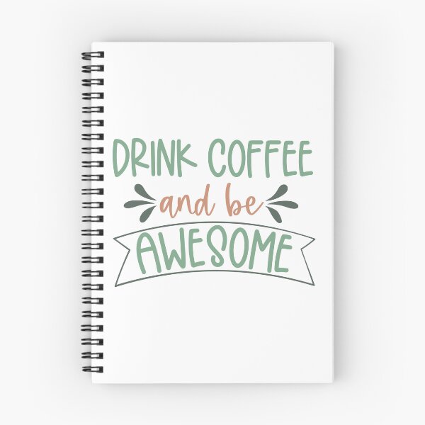 Item preview, Drink Coffee and be Awesome Colorful Boho Block Letter Quote designed and sold by redbubbleart18.