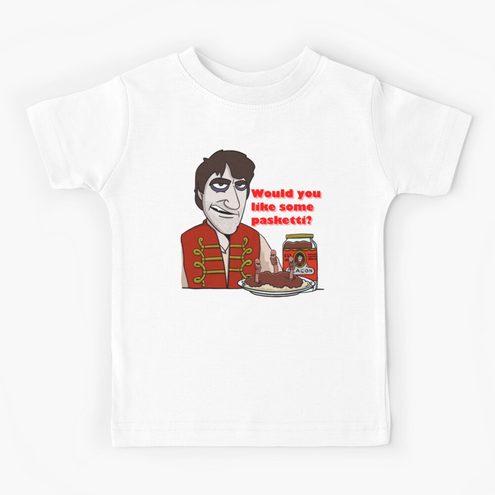 Would You Like Some Pasketti Kids T Shirt By Joshatomic Redbubble