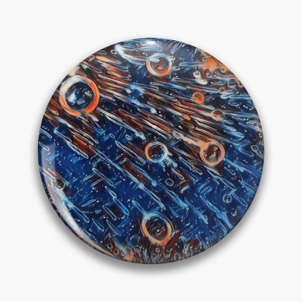 Artikelvorschau, Buntes blaues und orangefarbenes abstract181png entworfen und verkauft von IvyStoltenberg.