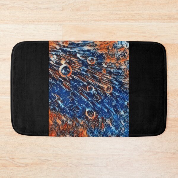 Item preview, Colourful blue and orange abstract181png designed and sold by IvyStoltenberg.