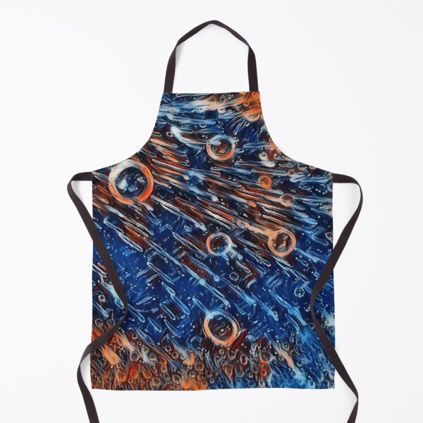 Item preview, Colourful blue and orange abstract181png designed and sold by IvyStoltenberg.