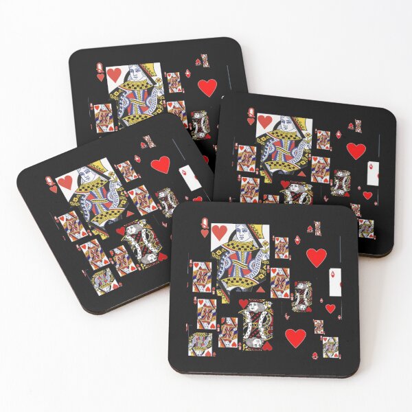 Item preview, COURT OF HEARTS PLAYING CARDS IN BLACK51png designed and sold by IvyStoltenberg.