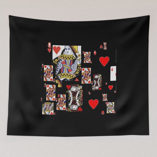 Item preview, COURT OF HEARTS PLAYING CARDS IN BLACK51png designed and sold by IvyStoltenberg.