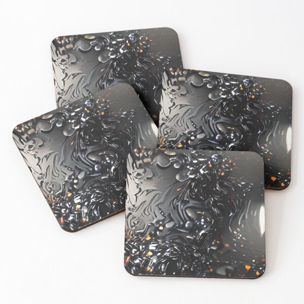 Item preview, abstract black fluid designed and sold by optimusprime39.