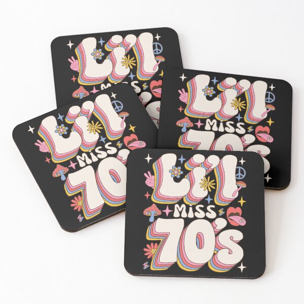 Item preview, Li'l Miss 70's Retro Seventies Girl Love The 1970s designed and sold by GravitiTees.