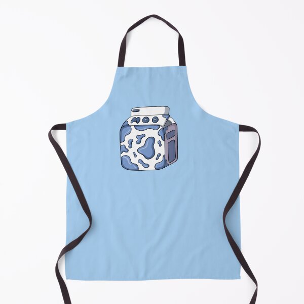 Item preview, Kawaii Blueberry Moo Milk Carton designed and sold by GraphicsByGabby.