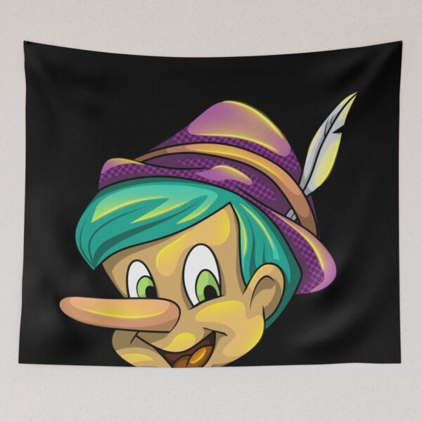 Item preview, Pinocchio's head designed and sold by CarolRogan.