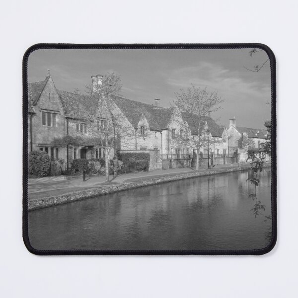 Item preview, Bourton-on-the-Water in black and white designed and sold by cdkphotos.