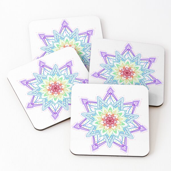 Item preview, Rainbow Mandala designed and sold by MissGeeviousArt.