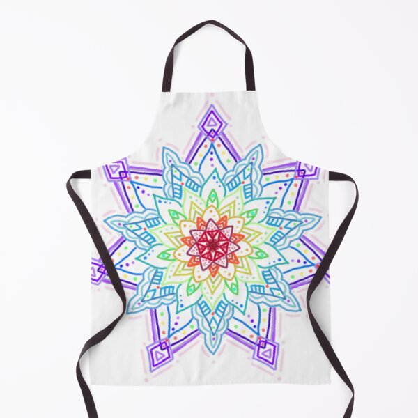 Item preview, Rainbow Mandala designed and sold by MissGeeviousArt.