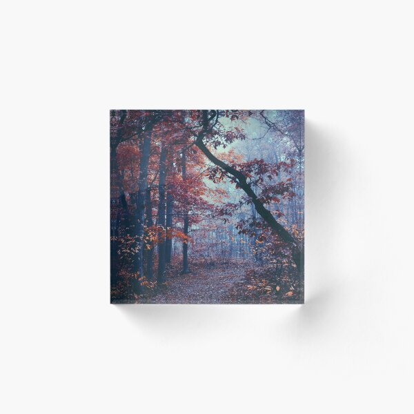 Haunted Autumn Acrylic Block