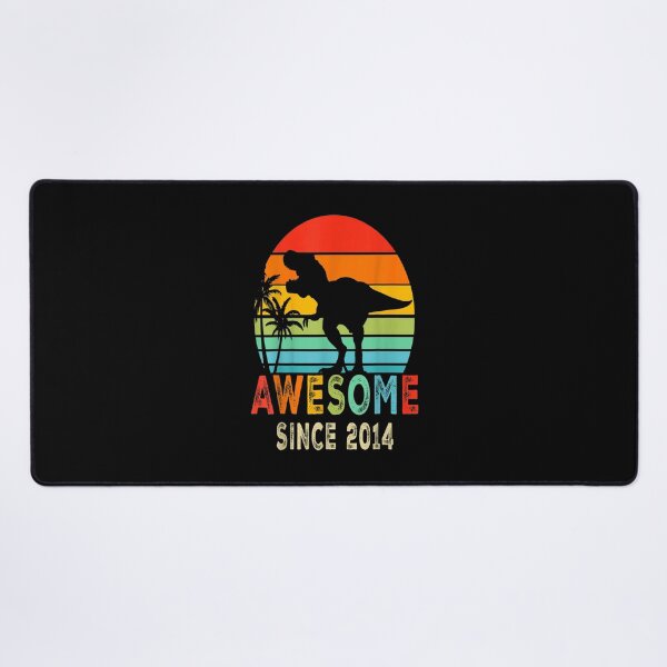 Item preview, Awesome Since 2014 Dinosaur 9 Years Old 9th Birthday Boy designed and sold by beunique5.