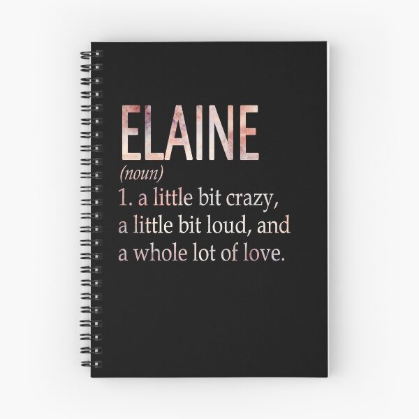 Item preview, Elaine Girl Name Definition designed and sold by BrookHBung.