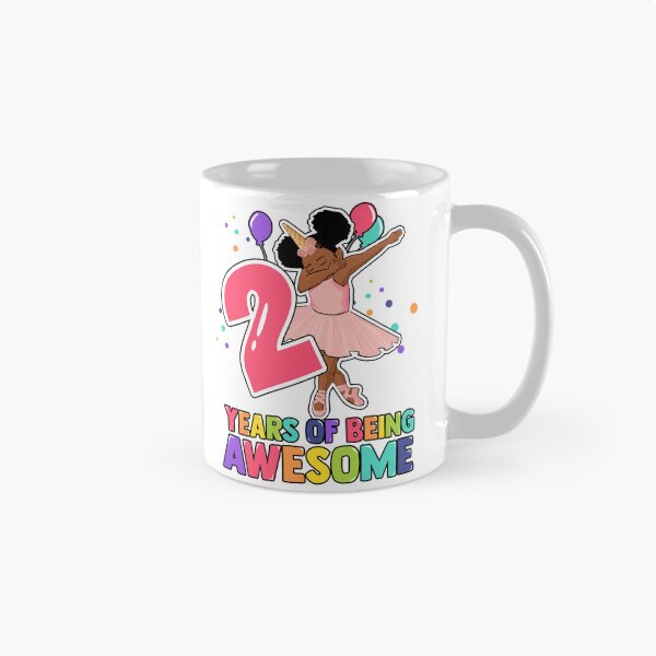 Item preview, 2nd Birthday Dabbing Unicorn Girl 2 Years Old BDay designed and sold by QueenOfPrint.