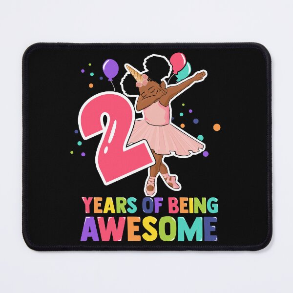 Item preview, 2nd Birthday Dabbing Unicorn Girl 2 Years Old BDay designed and sold by QueenOfPrint.