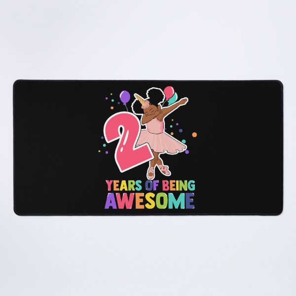 Item preview, 2nd Birthday Dabbing Unicorn Girl 2 Years Old BDay designed and sold by QueenOfPrint.