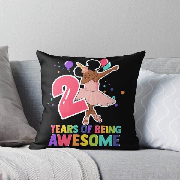 Item preview, 2nd Birthday Dabbing Unicorn Girl 2 Years Old BDay designed and sold by QueenOfPrint.
