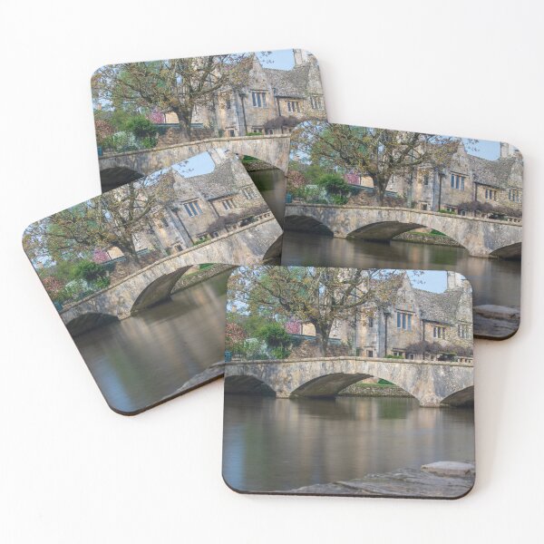 Item preview, Stone bridge in Cotswolds Bourton-on-the-Water designed and sold by cdkphotos.