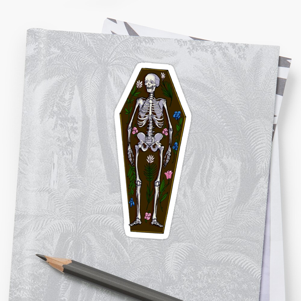 skull and bones coffin