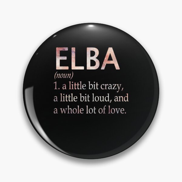 Item preview, Elba Girl Name Definition designed and sold by BrookHBung.