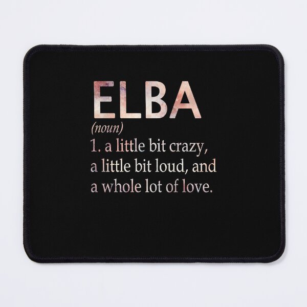 Item preview, Elba Girl Name Definition designed and sold by BrookHBung.