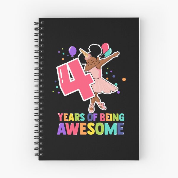 Item preview, 4th Birthday Dabbing Unicorn Girl 4 Years Old BDay designed and sold by QueenOfPrint.