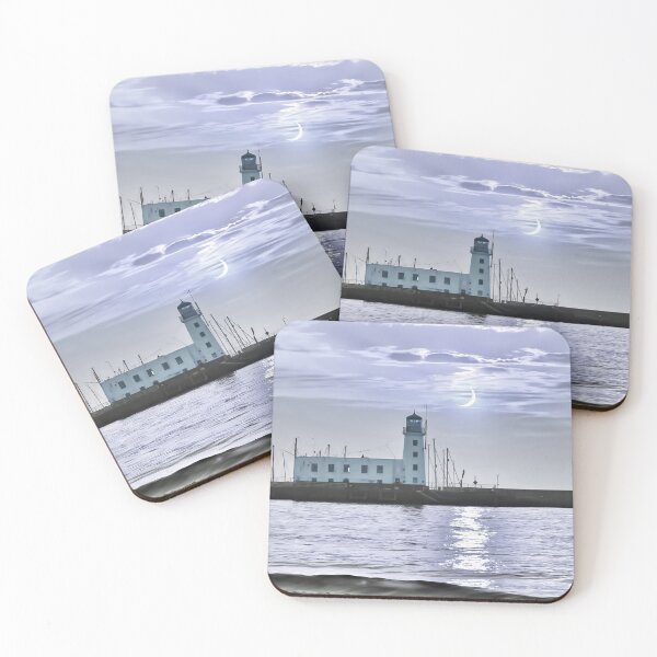 Item preview, Moonlit Scarborough Lighthouse  designed and sold by Alisonchambers2.