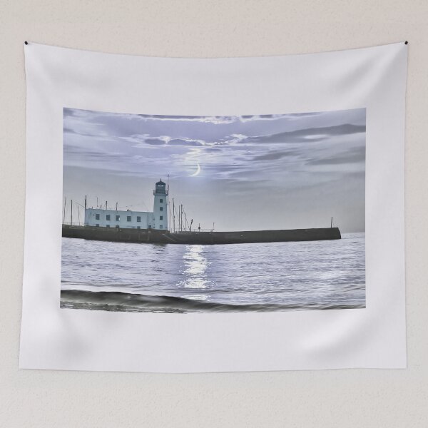 Item preview, Moonlit Scarborough Lighthouse  designed and sold by Alisonchambers2.
