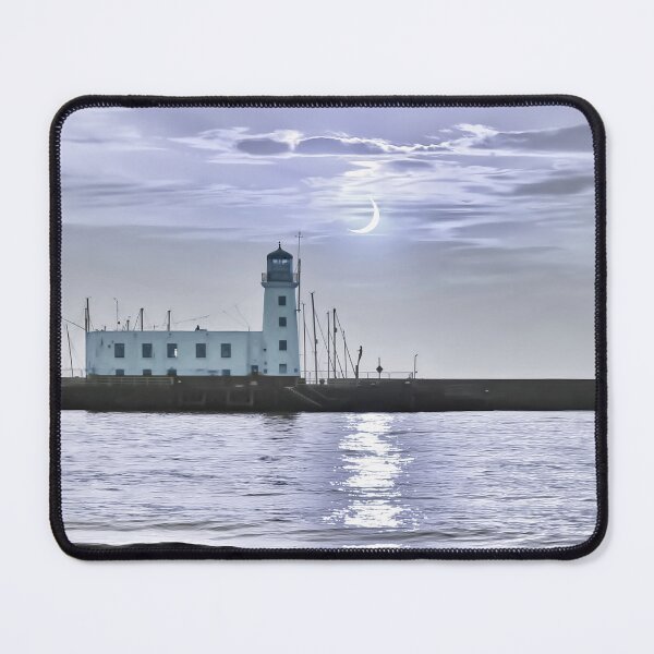 Item preview, Moonlit Scarborough Lighthouse designed and sold by Alisonchambers2.