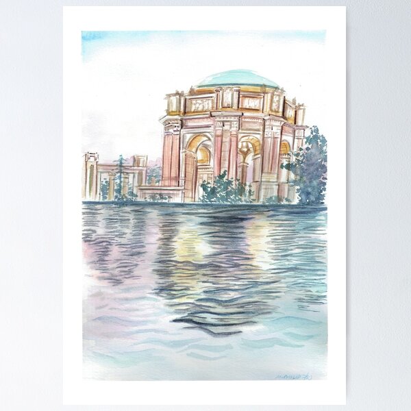 Item preview, Palace of fine Arts San Francisco designed and sold by Marion Philip Design.