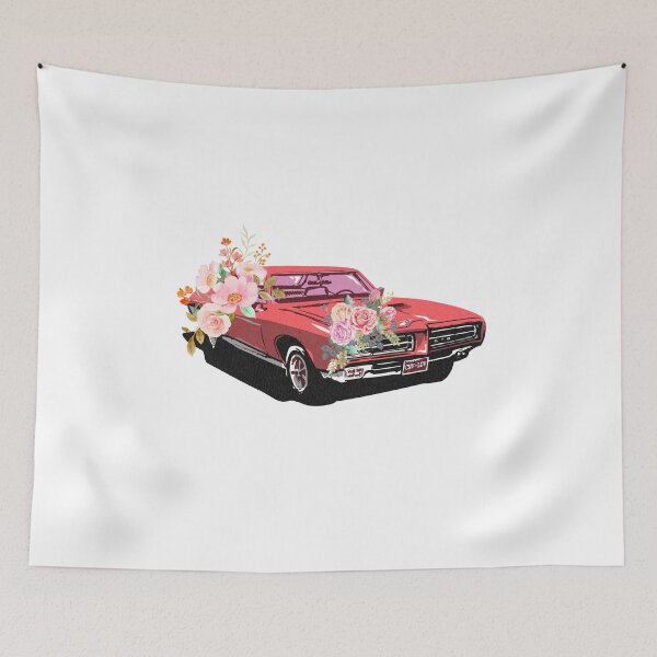 Item preview, car with flowers designed and sold by laiil.