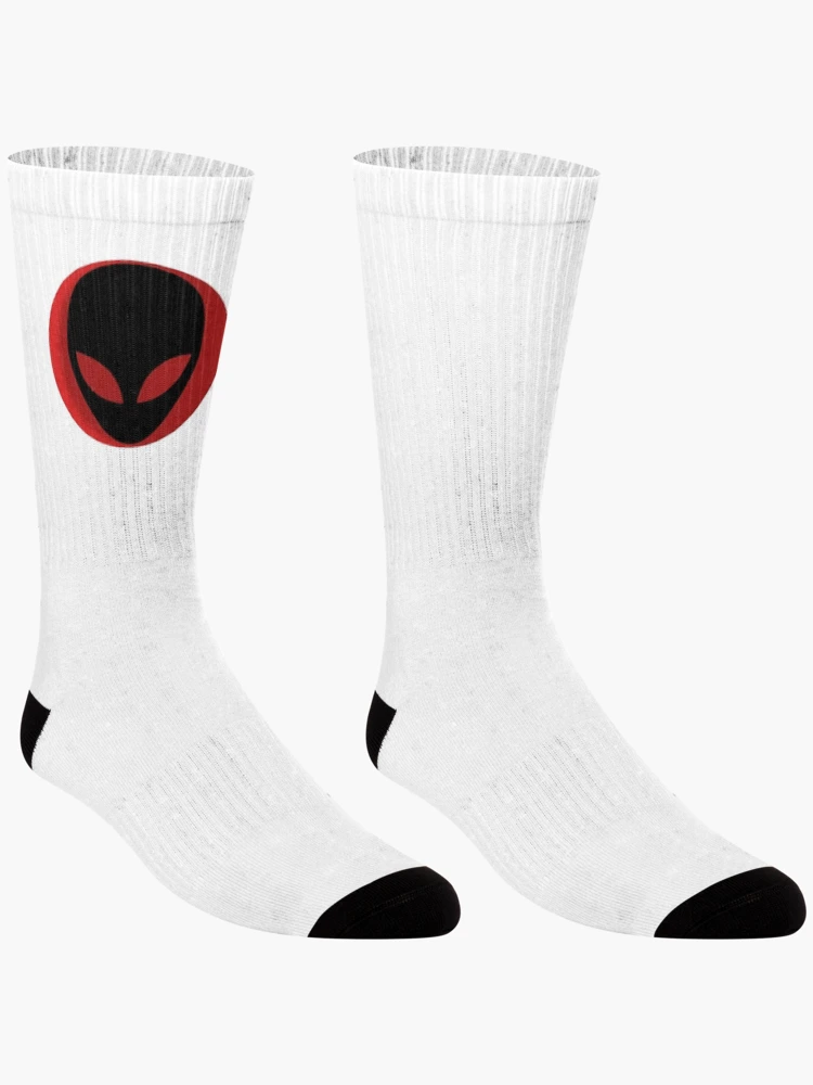 Thumbnail 3 of 5, Socks, Red alien designed and sold by ALS-KB.