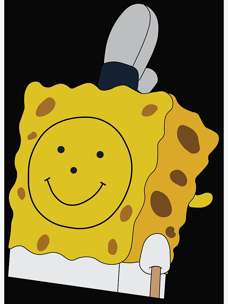 Sadness Spongebob Art Board Print