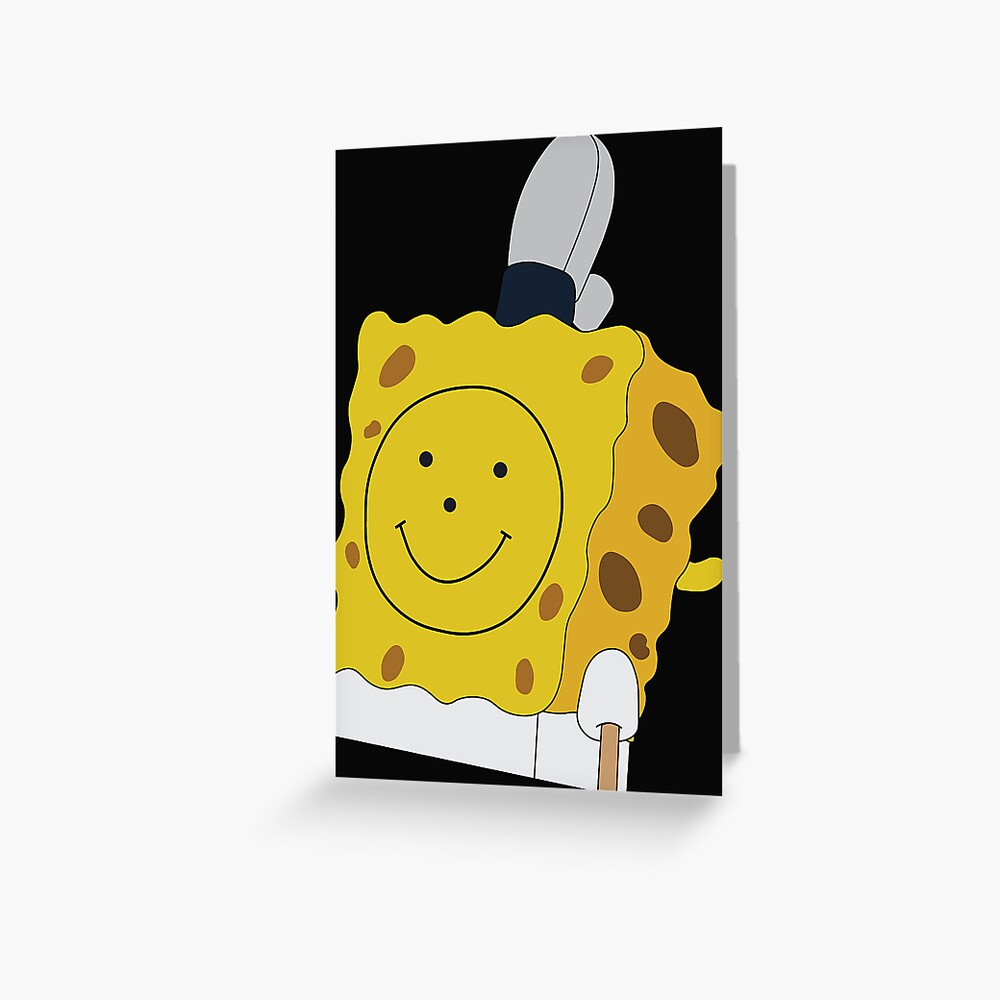 Sad spongebob and patrick | Greeting Card